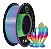 Filamento PLA Cristal 1,75mm 1Kg Rainbow Coral MULTFILA - Imagem 1