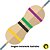 Resistor 1/4W 5% 75R - Imagem 1