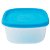 Kit com 5 Potes de Plástico BPA Free Batiki Transparente com Tampa Branca e Azul 8,5 x 18 cm - Ref. 06390 - Imagem 3