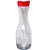 Kit com 3 Garrafas Transparente de Plastico PET e Tampa PP nas Medidas 1000, 1000 e 1500 ml - Cor: Vermelho - Imagem 2