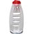 Kit com 3 Garrafas Transparente de Plastico PET e Tampa PP nas Medidas 1000, 1000 e 1500 ml - Cor: Vermelho - Imagem 3