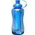 Garrafa Squeeze Artclips de Plastico PET e Tampa PP com Tubo para Gelo PE com 600 ml - Cor: Azul - Imagem 1