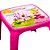 Conjunto Mesa e 2 Cadeiras Infantil Decorada de Usual Plastic 57 x 57 x 45 cm - Modelo: Pink Princesa - Imagem 5