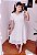 Vestido Godê Plus Size Renda Off-white - Imagem 1