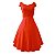 Vestido Godê Feminino Rodado Vermelho Evangélica Festa - Imagem 1
