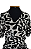 Vestido Envelope Feminino Malha Preto - Imagem 2