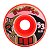 Roda Skate Moska 53mm Street Rock 53D Laranja + Rolamento Red + Brinde - Imagem 2