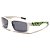 Óculos Sol Masculino Locs Rubber Grip Ganja 420 Branco UV400 - Imagem 1