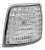 Lanterna Dianteira Superior Cristal F1000 e F4000 1996 1997 1998 - Imagem 2