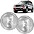 Par De Farol Auxiliar Pajero Tr4 06 A 09 Lente Vidro 118mm - Imagem 1