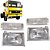Kit Farol  e Pisca Cristal Ford Cargo Antigo 1985 86 87 90 até 2000 - Imagem 1