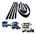Kit Canaleta E Pestana Vw L80 18310 23210 24220 22260 31260 - Imagem 1