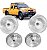 Kit Jogo Blocos Farol L200 1999 A 2006 Frente Quadrada - Imagem 1