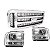 Kit Grade Dianteira Cromada  e Faróis F250 F350 F4000 2006 a 2018 - Imagem 1