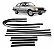 Kit Canaleta E Pestana Chevette Ano 1983 A 1994 12/peças - Imagem 1