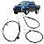 Kit Cabo Freio De Mão Frontier Motor Mwm 2003 A 2007 - Imagem 1