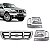 Kit Farol Grade Cromada Pisca Cristal Ford Ranger 1998 a 2003 - Imagem 1