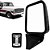 Retrovisor Externo F1000 1983 a 1992 Manual com Suporte - Imagem 1