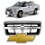 Grade Dianteira S10 e Blazer 2009 a 2011 Cromada com Emblema - Imagem 1