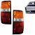 Lanterna Traseira Tricolor Hilux pick-up 1993 94 95 2001 02 03 04 - Imagem 1