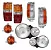 Kit Farol E Lanterna L200 Frente Quadrada 1999 À 2003 - Imagem 4