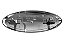 Grade Dianteira Cromada F250 F350 F4000 2006 a 2015 com Emblema - Imagem 8