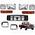 Kit de Frente Cinza/Preto F1000 e F4000 1996 a 1998 - Imagem 1