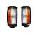 Kit de Blocos Farol Pisca Preto L200 GLS e GL 2003 À 2006 - Imagem 2