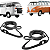 Par de Borracha de Porta Dianteira para sua Kombi Clipper (1975-1996) - Imagem 1