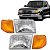 Kit de Farol Principal e Pisca Dianteira Ford Ranger 1994 a 1997 DEPO - Imagem 1