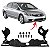 Protetor Inferior do Motor com Grampos Honda Civic 2007 a 2011 Parabarro Central - Imagem 1