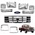 Kit de Frente Cromada F1000 e F4000 1996 a 1998 Sem o Painel - Imagem 1