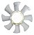 Helice Do Radiador Kia K2700 Motor 2.7 4x2 E 4x4 Ano 1997 A 2012 - Imagem 6