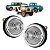 Par de Lanterna Pisca Dianteiro Jeep Willys / Ford Rural e F75 - 70mm - Imagem 1