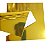 Papel Laminado Dourado - Pct 20 Fls 30x30 Metallik - Imagem 1