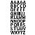 Adesivo Alfabeto em EVA Art e Montagem Preto EVA018-4 - Imagem 2