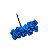 Mini Rosa de Papel 144 Unidades Azul - Imagem 1