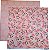 Folha Scrapbook Floral Chique - Rosa 0181300 Oficina do Papel - Imagem 1