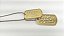 Dog Tag Original U.S. Army com Gravação - Latão - Imagem 5