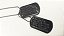 Dog Tag Original U.S. Army com Gravação - Special Operations (PRETA) - Imagem 2