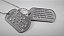 Dog Tag Original U.S. Army com Gravação - Inox Fosco - Imagem 2