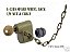 Trava Anti Furto do Estepe Traseiro Jeep Willys MB (Com Porca e Corrente) - Imagem 1