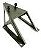 Suporte de Estepe Traseiro Jeep MB GPW - Modelo Late Style (2 parafusos) - Imagem 1