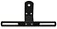 Suporte em T para placa dianteira - Jeep Cj2 Cj3 Cj5 MB GPW - Imagem 1