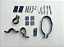 KIT FIXADOR DO ABAFADOR DO ESCAPAMENTO MODELO OVAL - CLAMP SET, EXHAUST (LATE MODEL) - ST-EX2 - Imagem 1