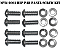 KIT DE PARAFUSOS DO CRASH PAD LATERAL - HIP PAD PANEL SCREW SET - MVK-2002 - Imagem 1