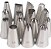 Bicos De Confeitar 15 Bicos grande de inox p chantily creme - Imagem 1
