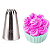 Bicos De Confeitar 15 Bicos grande de inox p chantily creme - Imagem 4