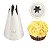 Bicos De Confeitar 15 Bicos grande de inox p chantily creme - Imagem 6