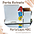Mini Porta Retrato Porta Lapis ABC colorido Personalizado MDF - Imagem 1